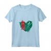 Bandiera del Turkmenistan I love It is my DNA - Maglietta con Collo a V - Ideale per Mostrare il Tuo Amore per il Turkmenistan