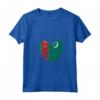 Bandiera del Turkmenistan I love It is my DNA - Maglietta con Collo a V - Ideale per Mostrare il Tuo Amore per il Turkmenistan