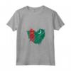 Bandiera del Turkmenistan I love It is my DNA - Maglietta con Collo a V - Ideale per Mostrare il Tuo Amore per il Turkmenistan