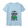 Donna Turkmenistan Bandiera Turkmena - Divertente Maglietta con Collo a V - Ideale per Regali Turkmeni
