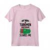 Donna Turkmenistan Bandiera Turkmena - Divertente Maglietta con Collo a V - Ideale per Regali Turkmeni