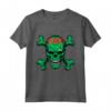 Turkmenistan Skull Pride - Maglietta Bandiera Turkmenistan con Radici - Ideale per Mostrare l'Orgoglio e l'Amore per il Popolo Turkmenistan