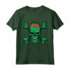Turkmenistan Skull Pride - Maglietta Bandiera Turkmenistan con Radici - Ideale per Mostrare l'Orgoglio e l'Amore per il Popolo Turkmenistan