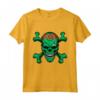 Turkmenistan Skull Pride - Maglietta Bandiera Turkmenistan con Radici - Ideale per Mostrare l'Orgoglio e l'Amore per il Popolo Turkmenistan
