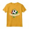 Turkmenistan Calcio Turkmeno Futbol Maglietta - Bandiera del Calcio Turkmenistan e Colombia - Supporta le Nazionali!