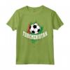 Turkmenistan Calcio Turkmeno Futbol Maglietta - Bandiera del Calcio Turkmenistan e Colombia - Supporta le Nazionali!