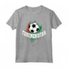 Turkmenistan Calcio Turkmeno Futbol Maglietta - Bandiera del Calcio Turkmenistan e Colombia - Supporta le Nazionali!