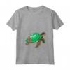 Turkmenistan Turtle Pride - Bandiera Turkmenistan - Maglietta con Radici per Donne e Bambini - Ideale per Feste e Souvenir