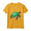 Turkmenistan Turtle Pride Bandiera Radici Maglietta - Ideale per Compleanni e Feste - Acquista online per Mostrare il tuo Orgoglio Turkmenistan