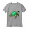 Turkmenistan Turtle Pride Bandiera Radici Maglietta - Ideale per Compleanni e Feste - Acquista online per Mostrare il tuo Orgoglio Turkmenistan