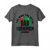Turkmenistan Bandiera Turkmena - Maglietta Festa del Padre per Orgogliosi delle Radici Turkmene