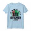 Turkmenistan Bandiera Turkmena - Maglietta Festa del Padre per Orgogliosi delle Radici Turkmene