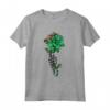 Radici della Bandiera del Turkmenistan - Rose Skeleton Pride Maglietta - Ideale per Mostrare il tuo Orgoglio Turkmenistan