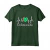 Turkmenistan Heartbeat ECG Pulse Flag Roots Maglietta - Ideale per Mostrare l'Orgoglio e l'Amore per il Popolo Turkmeno - Acquista Online la T-shirt con Bandiera del Turkmenistan