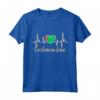 Turkmenistan Heartbeat ECG Pulse Flag Roots Maglietta - Ideale per Mostrare l'Orgoglio e l'Amore per il Popolo Turkmeno - Acquista Online la T-shirt con Bandiera del Turkmenistan