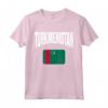 Bandiera del Turkmenistan - Maglietta con Orgoglio per Coloro che Amano il Paese - Ideale per Turkmenistan Nationals