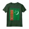 Bandiera del Turkmenistan Maglietta - Design con Bandiera per Uomini, Donne e Bambini - Acquista Online per Mostrare il Tuo Amore per il Turkmenistan