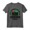 Turkmenistan Bandiera Turkmena - Maglietta Festa della Mamma per Orgoglio Turkmeno - Ideale per Origini o Radici Turkmeni