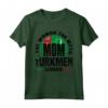 Turkmenistan Bandiera Turkmena - Maglietta Festa della Mamma per Orgoglio Turkmeno - Ideale per Origini o Radici Turkmeni