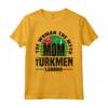 Turkmenistan Bandiera Turkmena - Maglietta Festa della Mamma per Orgoglio Turkmeno - Ideale per Origini o Radici Turkmeni