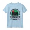 Turkmenistan Bandiera Turkmena - Maglietta Festa della Mamma per Orgoglio Turkmeno - Ideale per Origini o Radici Turkmeni