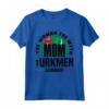 Turkmenistan Bandiera Turkmena - Maglietta Festa della Mamma per Orgoglio Turkmeno - Ideale per Origini o Radici Turkmeni