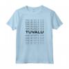 Paese minimalista - Tuvalu grafica moderna Maglietta - Design Iconico per Compleanno e Natale