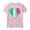Patrimonio Irlandese e Tuvaluano del Mix - Maglietta Vintage con Bandiera Tuvaluana - Ideale Regalo di Natale per Tuvaluan Nazionalità