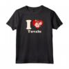 Cuore Tuvalu Cuore Floreale Maglietta - Stile Vintage Retro - Acquista Online