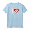 Cuore Tuvalu Cuore Floreale Maglietta - Stile Vintage Retro - Acquista Online