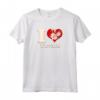 Cuore Tuvalu Cuore Floreale Maglietta - Stile Vintage Retro - Acquista Online