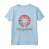 Fongafale Tuvalu Maglietta - Souvenir Tropicale di Viaggio con Grafica di Palma
