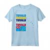Tuvalu Mappa con Tuvaluan Bandiera Maglietta - Ideale per Chi Ama Tuvalu e le Sue Attrazioni Turistiche - Acquista Online