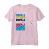 Tuvalu Mappa con Tuvaluan Bandiera Maglietta - Ideale per Chi Ama Tuvalu e le Sue Attrazioni Turistiche - Acquista Online