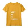 Donna Incontriamoci a Tuvalu Oceania Maglietta con Collo a V - T-shirt Vintage per Viaggiatori e Appassionati di Geografia