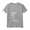 Donna Incontriamoci a Tuvalu Oceania Maglietta con Collo a V - T-shirt Vintage per Viaggiatori e Appassionati di Geografia