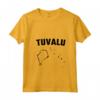 Donna Isolato Tuvalu Mappa Maglietta con Collo a V - Ideale per chi Ama Tuvalu e le sue Attrazioni Turistiche - Acquista Online Tuvalu Silhouette Tee