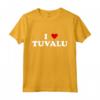 Country Heart Pride - Divertente I love Tuvalu Maglietta - Ideale per mostrare il tuo amore per Tuvalu durante le vacanze