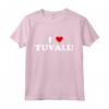 Country Heart Pride - Divertente I love Tuvalu Maglietta - Ideale per mostrare il tuo amore per Tuvalu durante le vacanze