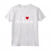 Country Heart Pride - Divertente I love Tuvalu Maglietta - Ideale per mostrare il tuo amore per Tuvalu durante le vacanze