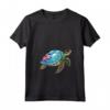 Donna Tuvalu Turtle Pride Tuvaluan Flag Roots - Maglietta Souvenir con Collo a V - Ideale per Mostrare l'Orgoglio Tuvaluano