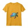 Donna Tuvalu Turtle Pride Tuvaluan Flag Roots - Maglietta Souvenir con Collo a V - Ideale per Mostrare l'Orgoglio Tuvaluano
