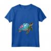 Donna Tuvalu Turtle Pride Tuvaluan Flag Roots - Maglietta Souvenir con Collo a V - Ideale per Mostrare l'Orgoglio Tuvaluano