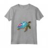 Donna Tuvalu Turtle Pride Tuvaluan Flag Roots - Maglietta Souvenir con Collo a V - Ideale per Mostrare l'Orgoglio Tuvaluano