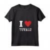 Tuvalu Country Pride Lover Love Heart - Maglietta vintage retrò con Collo a V per gli Amanti di Tuvalu - Ideale per Compleanni o Regali di Viaggio