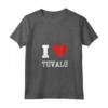 Tuvalu Country Pride Lover Love Heart - Maglietta vintage retrò con Collo a V per gli Amanti di Tuvalu - Ideale per Compleanni o Regali di Viaggio