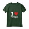 Tuvalu Country Pride Lover Love Heart - Maglietta vintage retrò con Collo a V per gli Amanti di Tuvalu - Ideale per Compleanni o Regali di Viaggio