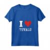 Tuvalu Country Pride Lover Love Heart - Maglietta vintage retrò con Collo a V per gli Amanti di Tuvalu - Ideale per Compleanni o Regali di Viaggio