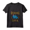 Donna Boxing is in my DNA Tuvalu Bandiera Guanti da Box - Maglietta con Collo a V per Appassionati di Boxe - Orgoglio Tuvalu