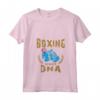 Donna Boxing is in my DNA Tuvalu Bandiera Guanti da Box - Maglietta con Collo a V per Appassionati di Boxe - Orgoglio Tuvalu